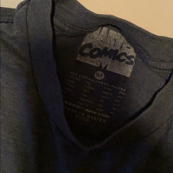 Men’s medium Captain America Marvel gray t shirt - Picture 2 of 3